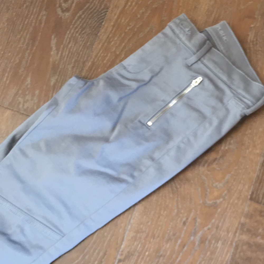 Banana republic Gray jeans with zipper ankle